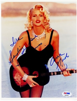 Anna Nicole Smith  Autographed 8X10 Photo 